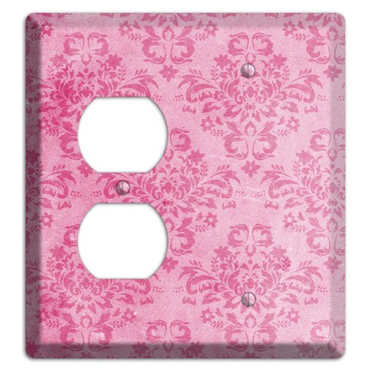 Beauty Bush Pink Texture Duplex / Blank Wallplate