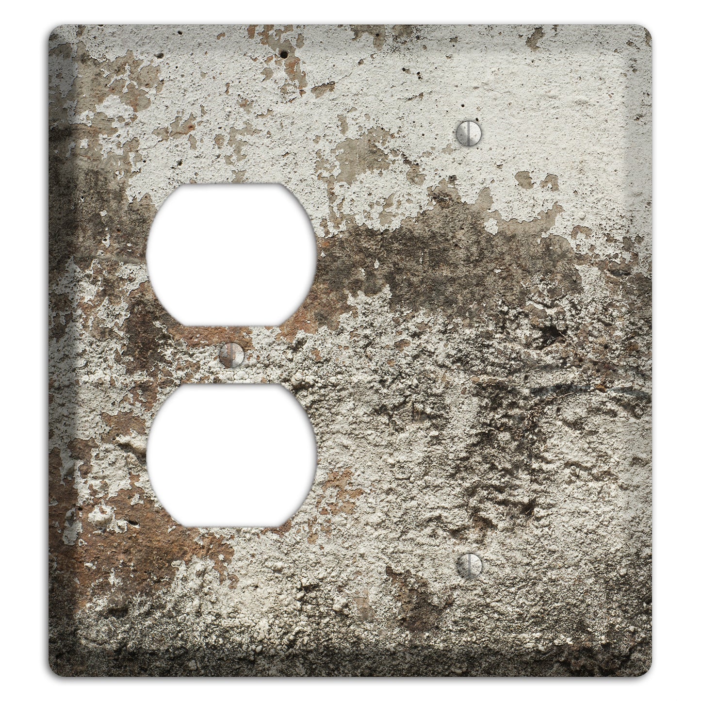 Old Concrete 12 Duplex / Blank Wallplate