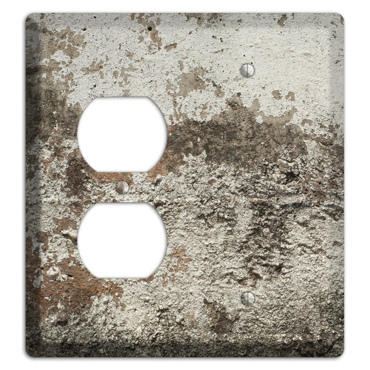 Old Concrete 12 Duplex / Blank Wallplate