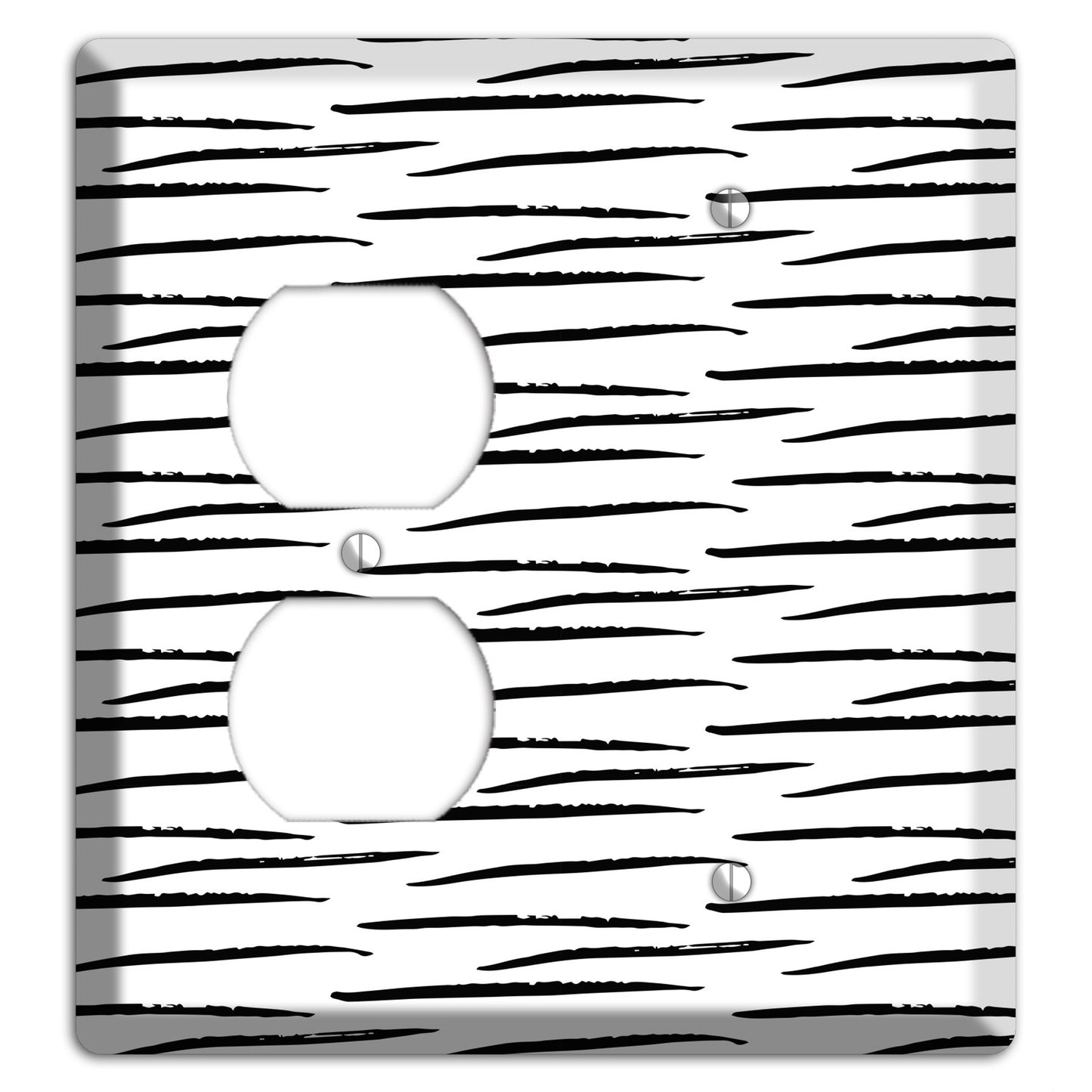 Ink Brushstrokes 9 Duplex / Blank Wallplate