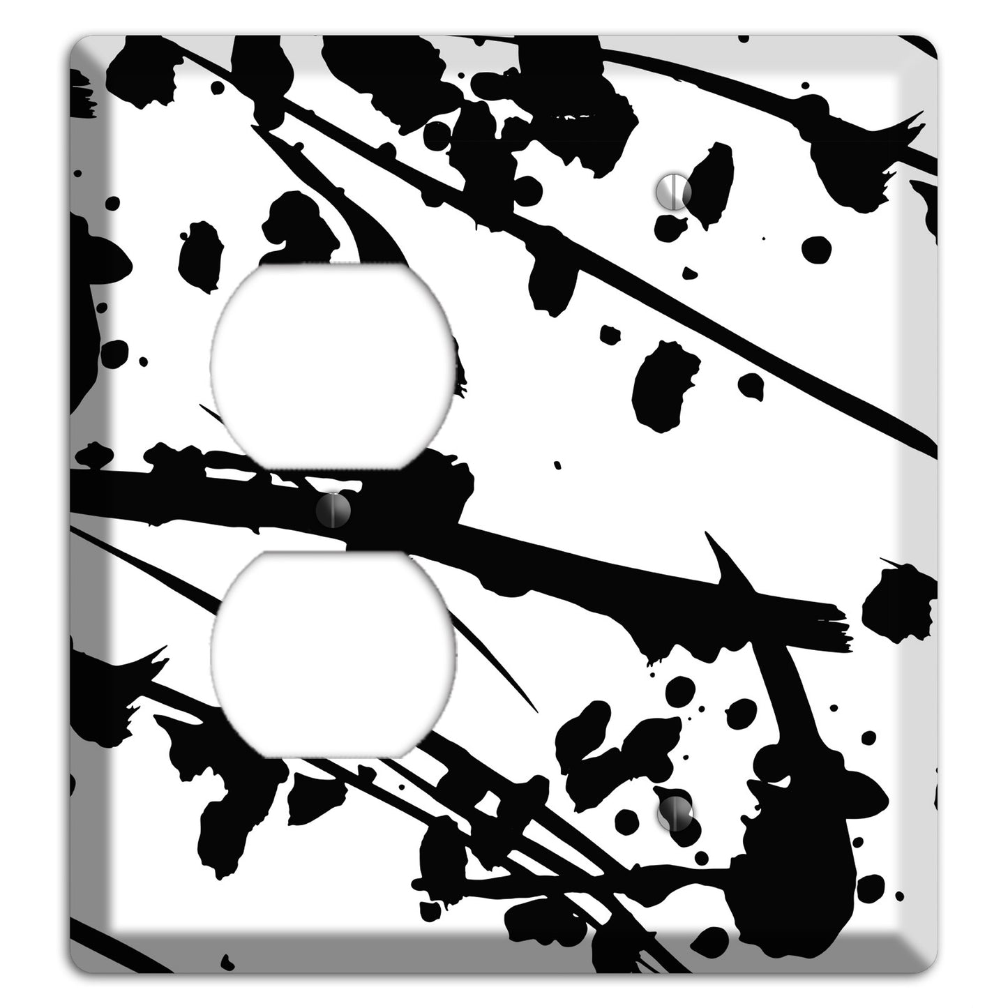 Ink Splash 6 Duplex / Blank Wallplate