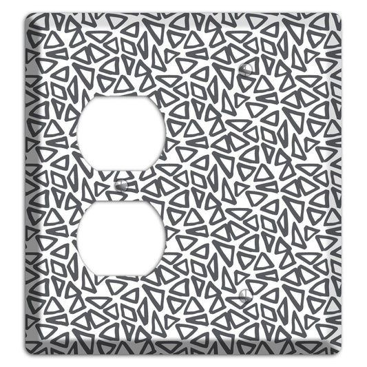 Abstract 3 Duplex / Blank Wallplate