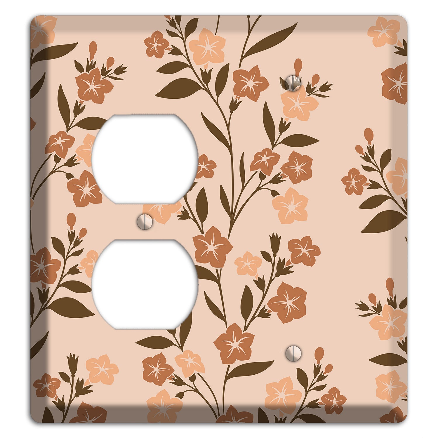 Spring Floral 2 Duplex / Blank Wallplate