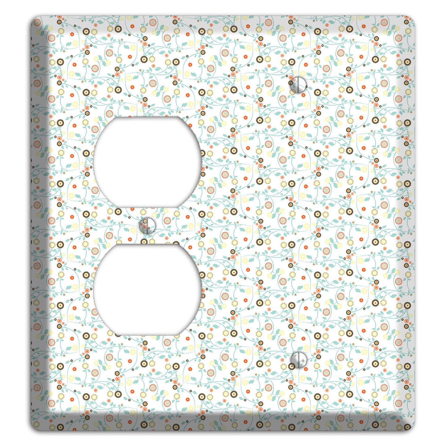 Small Cute Flowers Duplex / Blank Wallplate