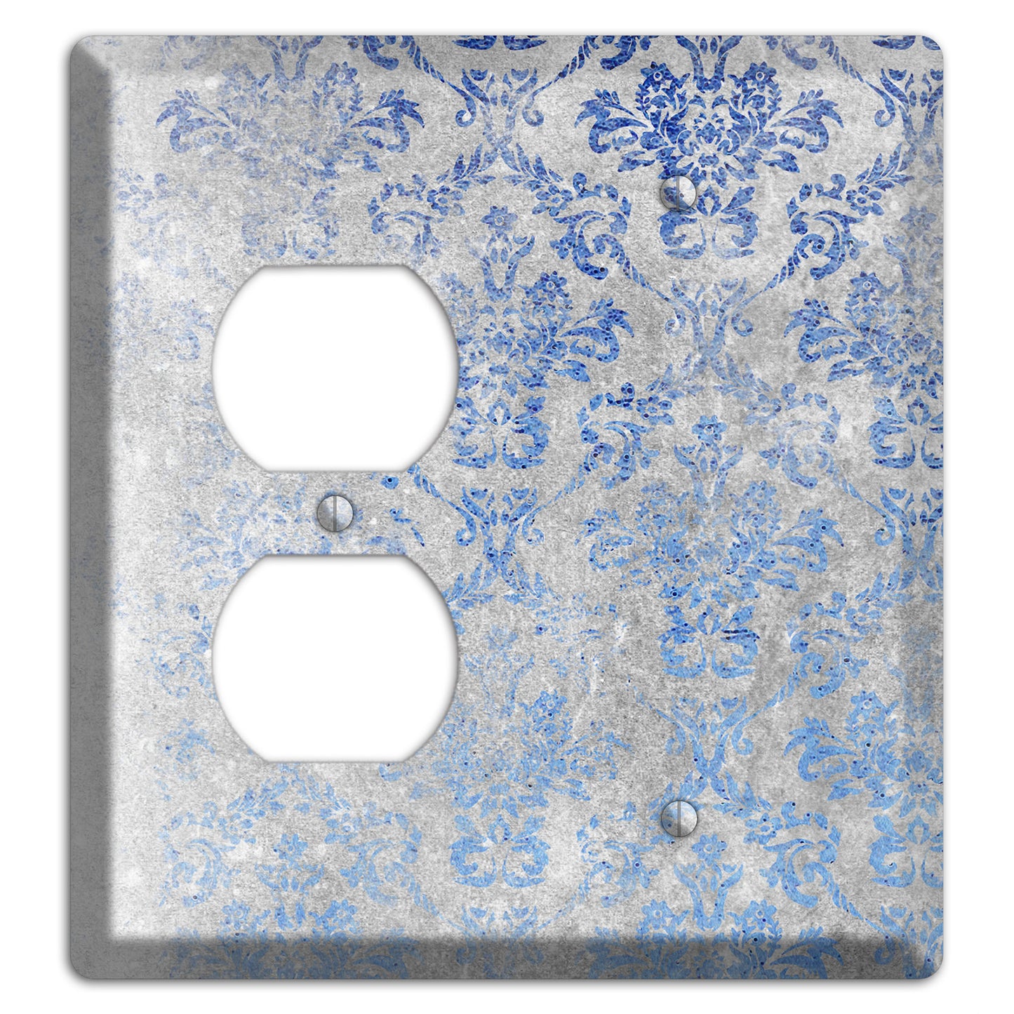 Loblolly Whimsical Damask Duplex / Blank Wallplate