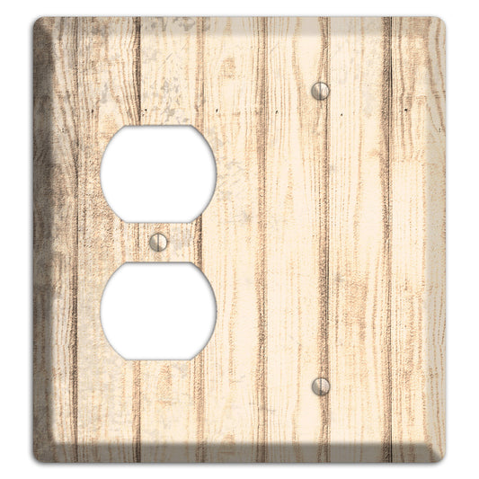 Sidecar Weathered Wood Duplex / Blank Wallplate