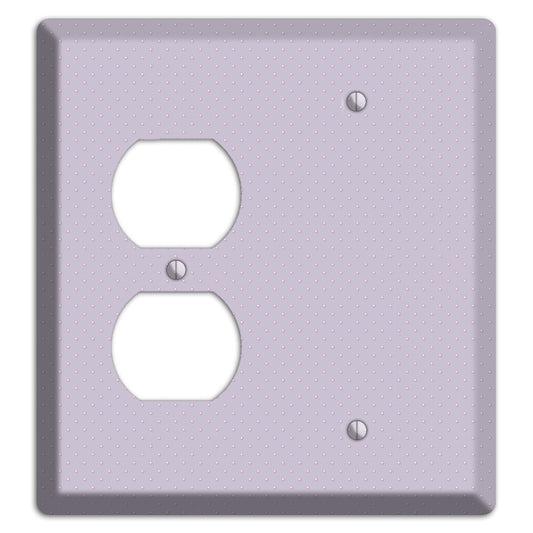 Lavende with Tiny Dots Duplex / Blank Wallplate