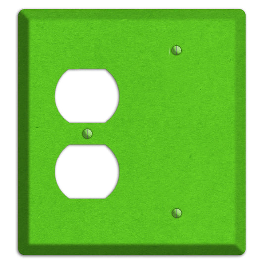 Kelly Green Kraft Duplex / Blank Wallplate