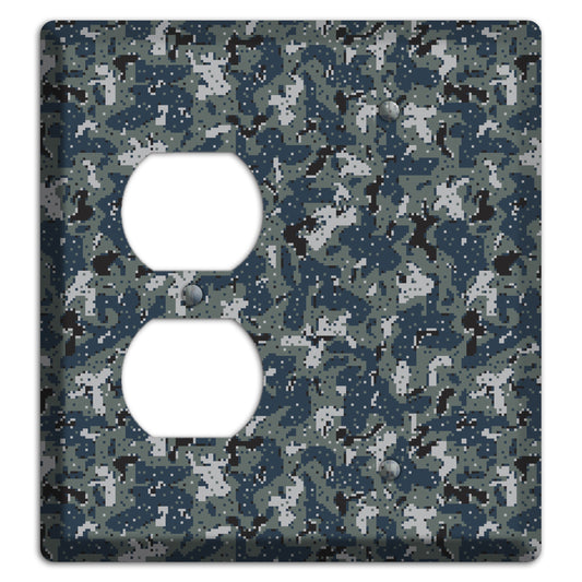 NWU 2007 Camo Duplex / Blank Wallplate