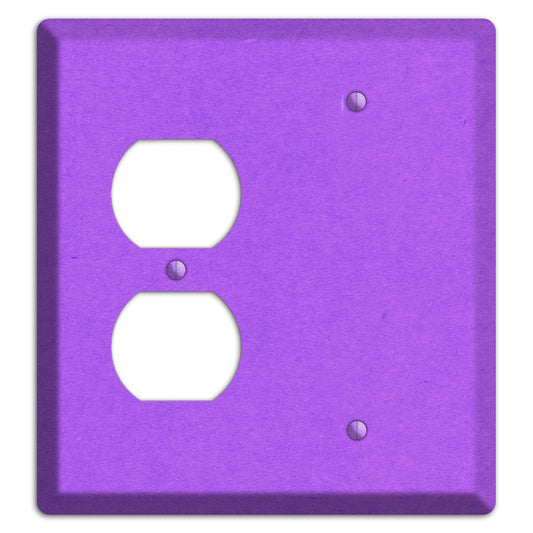 Dark Orchid Kraft Duplex / Blank Wallplate