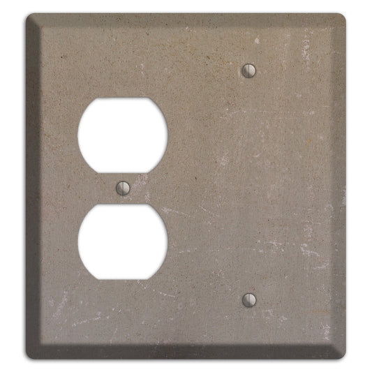 Old Concrete 6 Duplex / Blank Wallplate