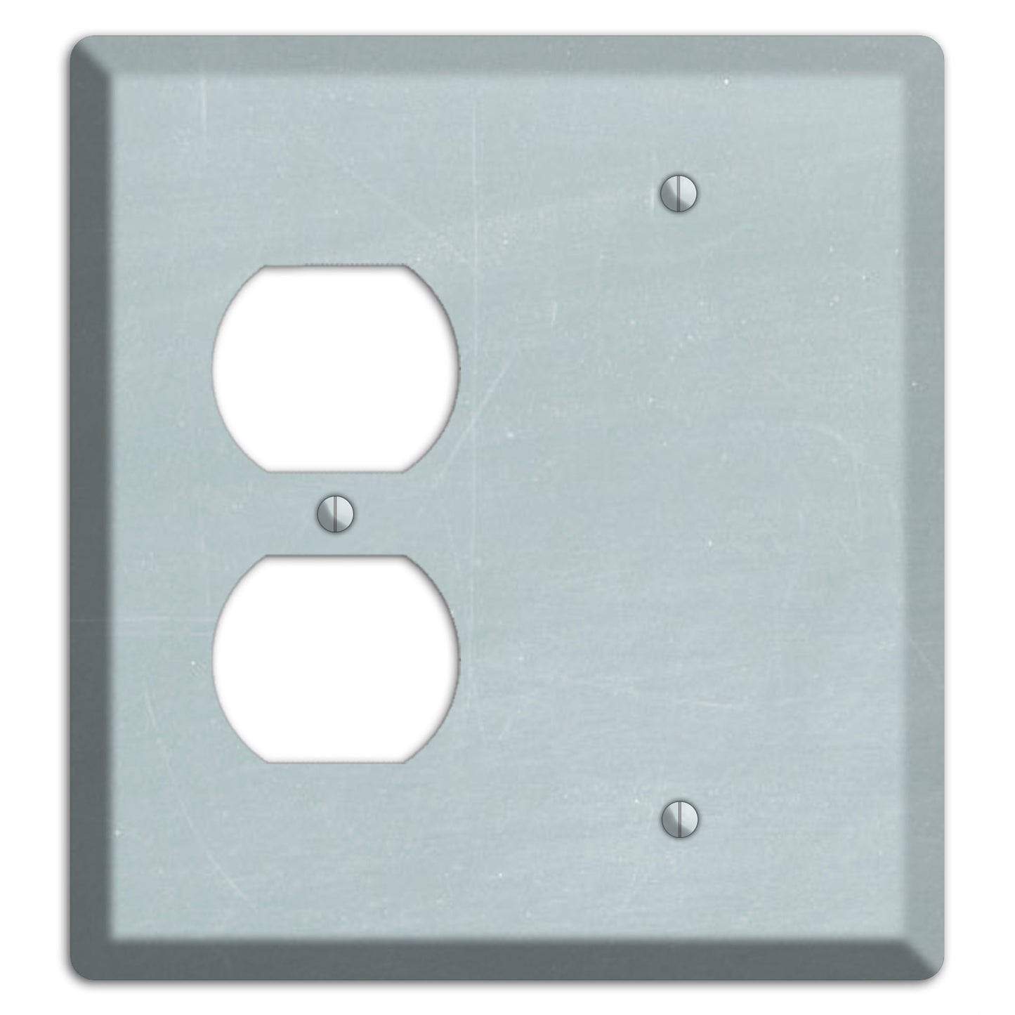 Chalk Light Blue Duplex / Blank Wallplate