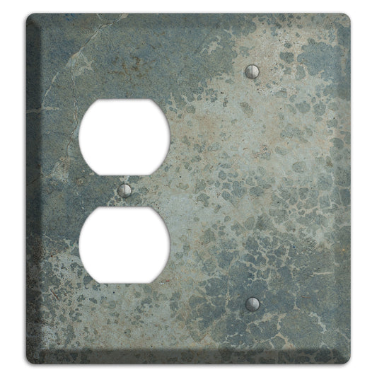 Old Concrete 9 Duplex / Blank Wallplate