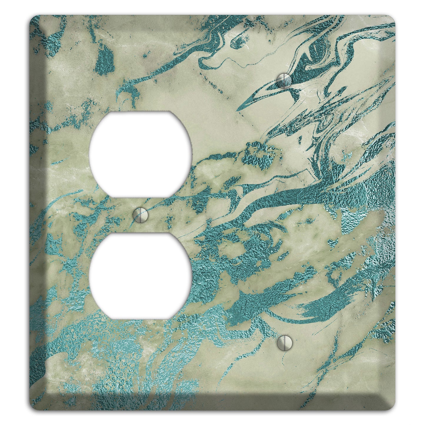 Locust Marble Duplex / Blank Wallplate