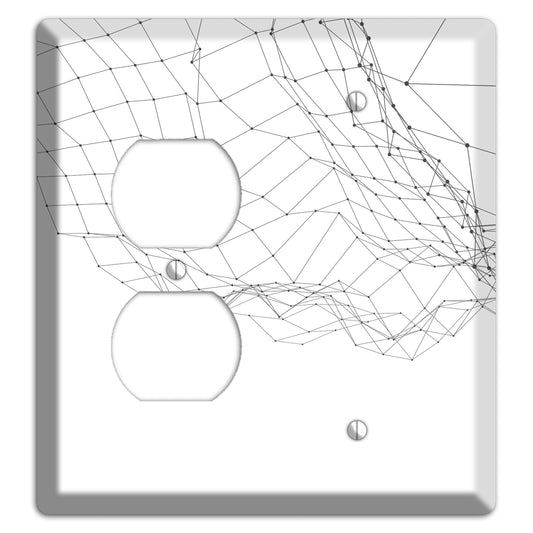 Linear I Duplex / Blank Wallplate