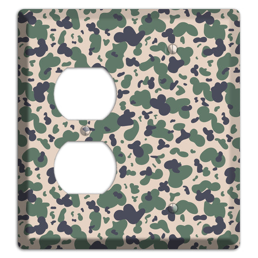 Afghanistan Blotch 2 Camo Duplex / Blank Wallplate