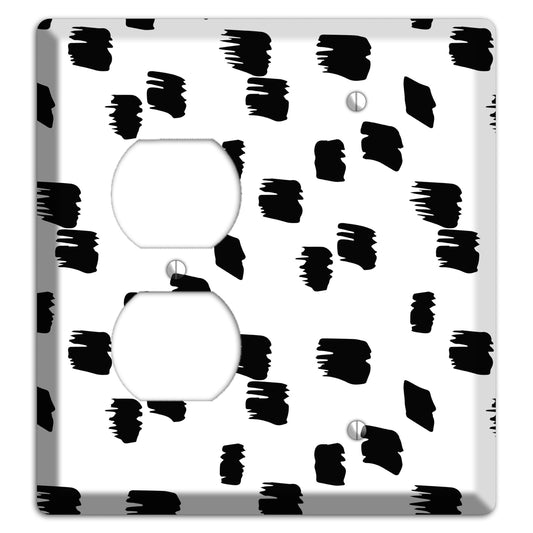 Ink Brushstrokes 6 Duplex / Blank Wallplate