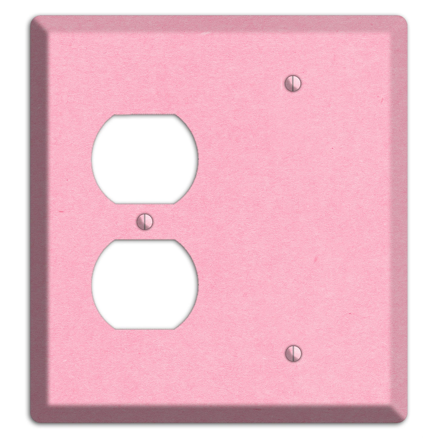 Lavender Pink Kraft Duplex / Blank Wallplate