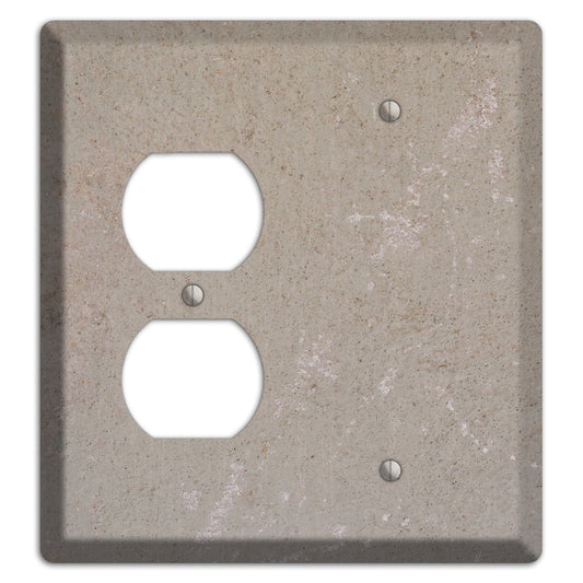 Old Concrete 7 Duplex / Blank Wallplate