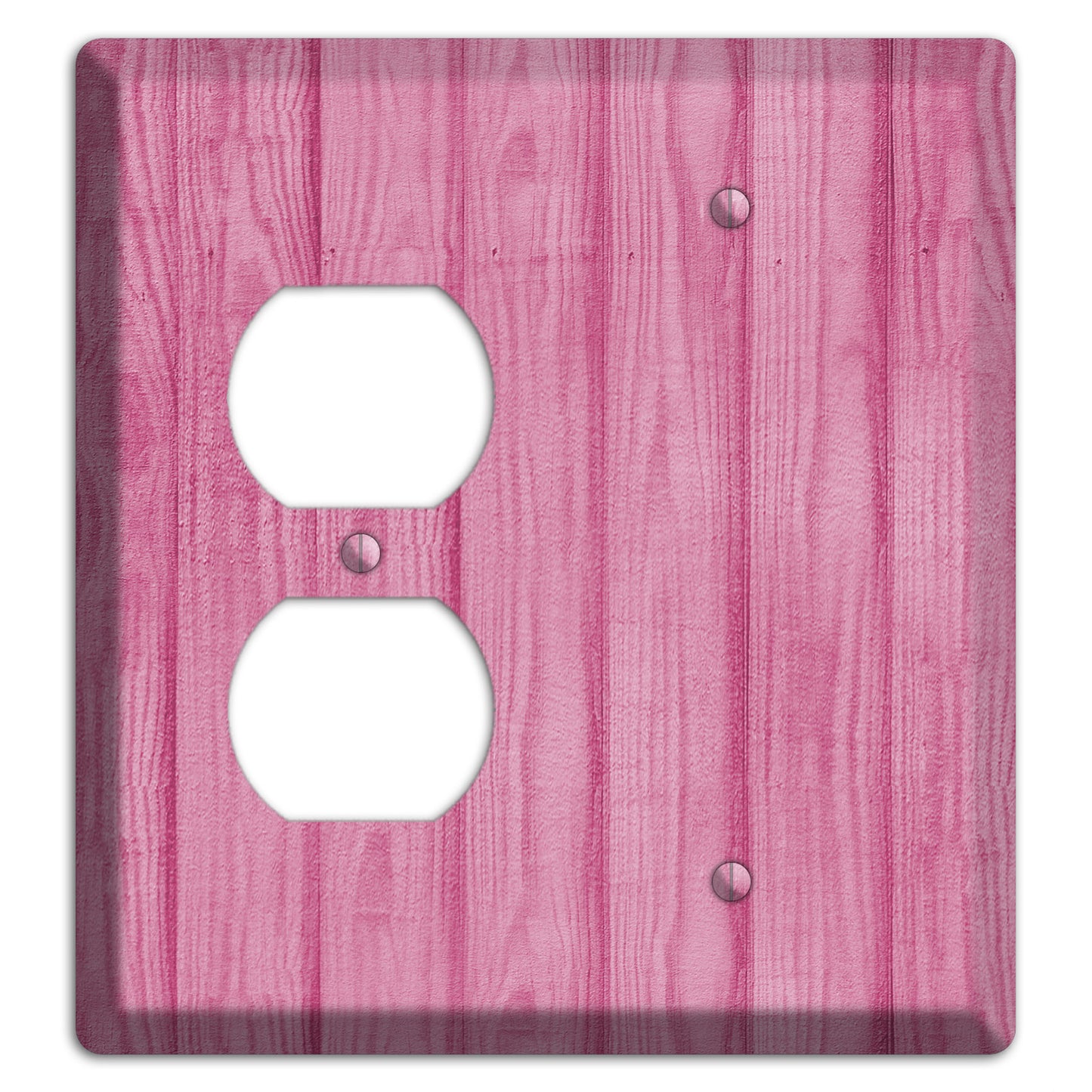 Can Can Pink Texture Duplex / Blank Wallplate