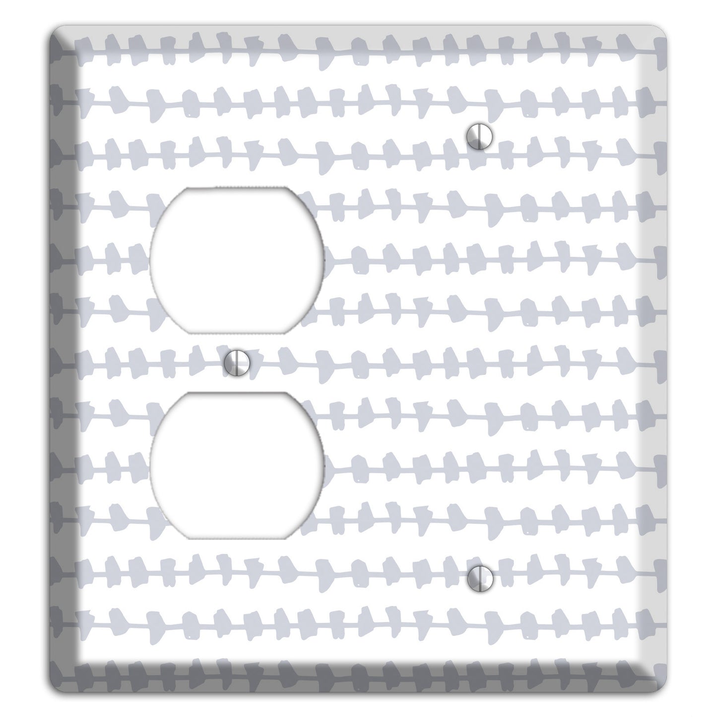 Abstract 17 Duplex / Blank Wallplate