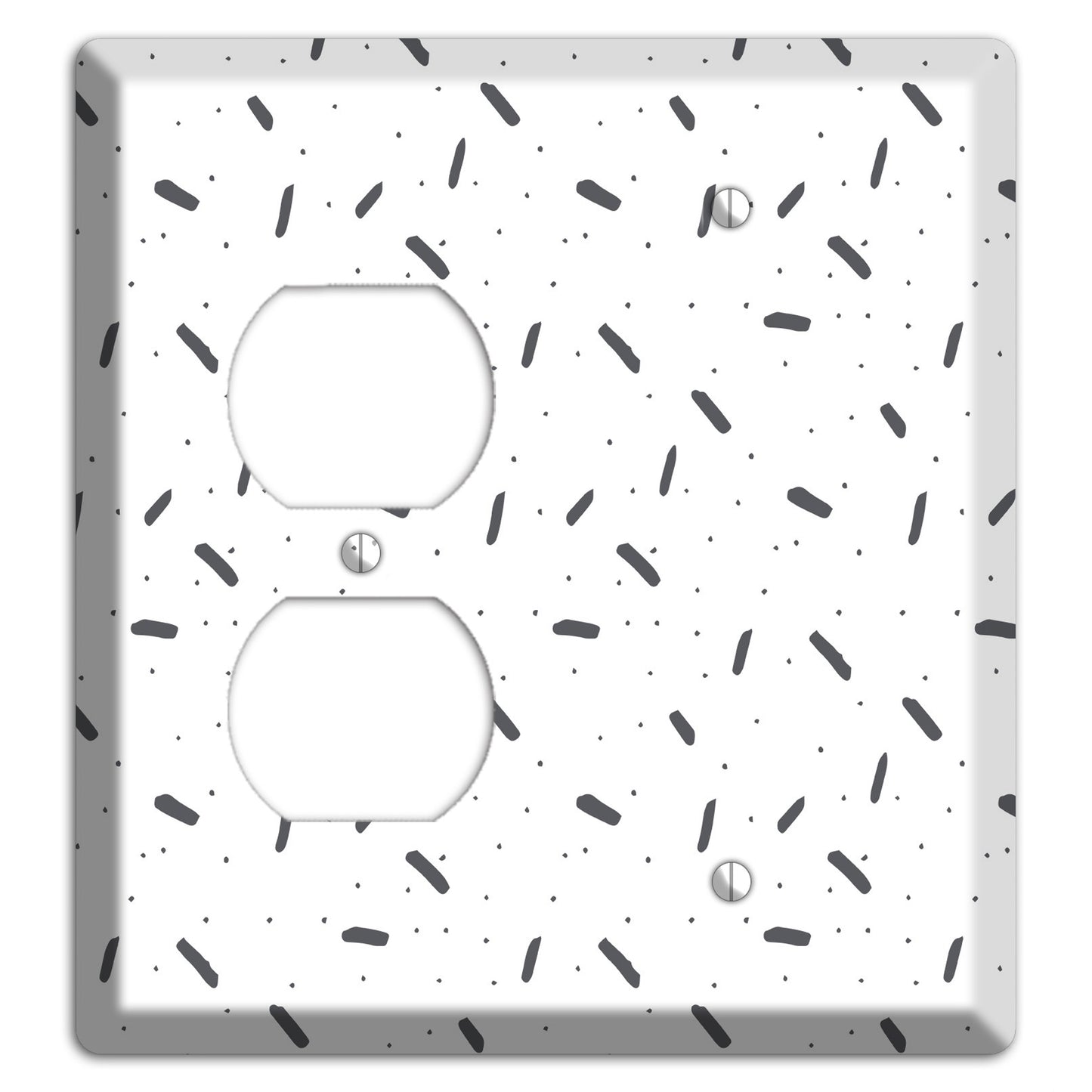 Abstract 13 Duplex / Blank Wallplate