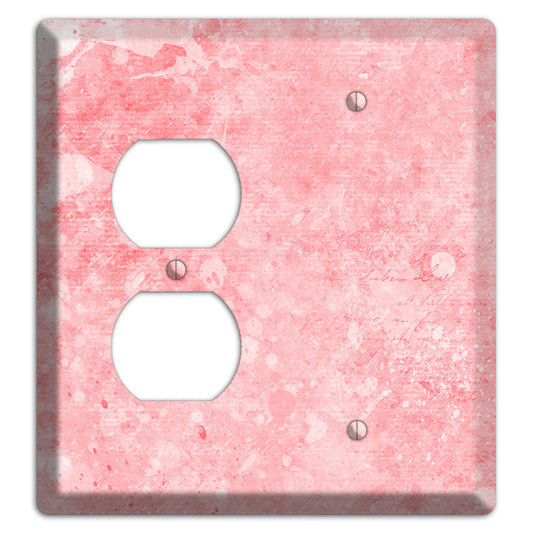 Rose Fog Soft Coral Duplex / Blank Wallplate