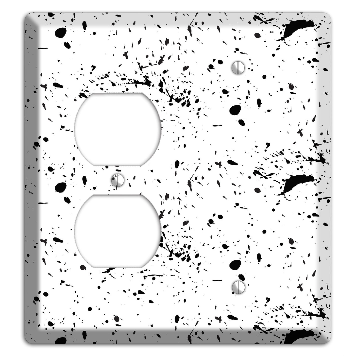 Ink Splash 5 Duplex / Blank Wallplate