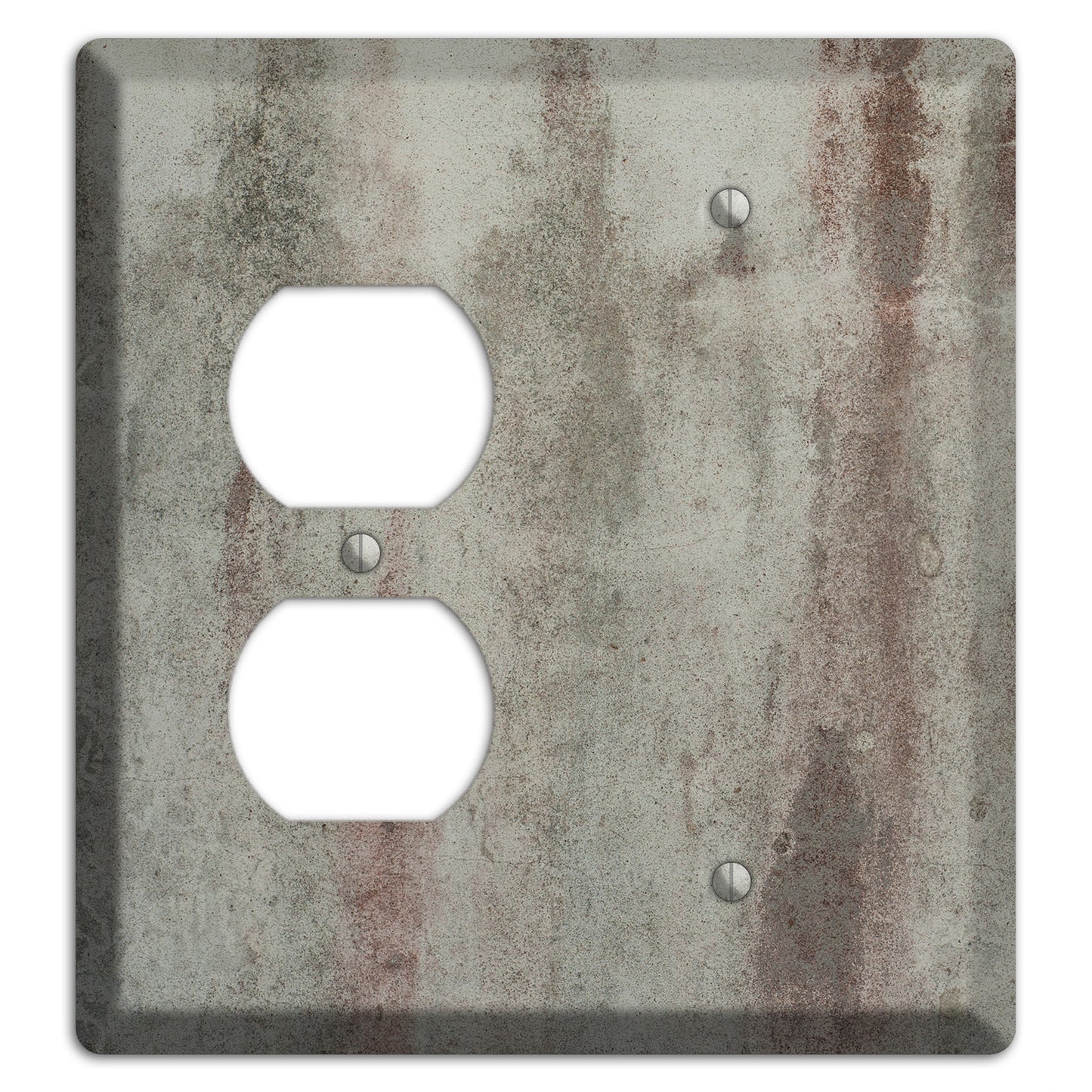 Old Concrete 15 Duplex / Blank Wallplate