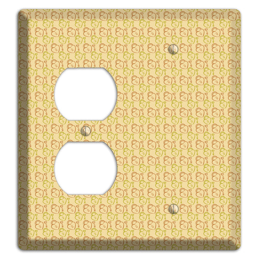 Heart Padlock with Key Duplex / Blank Wallplate