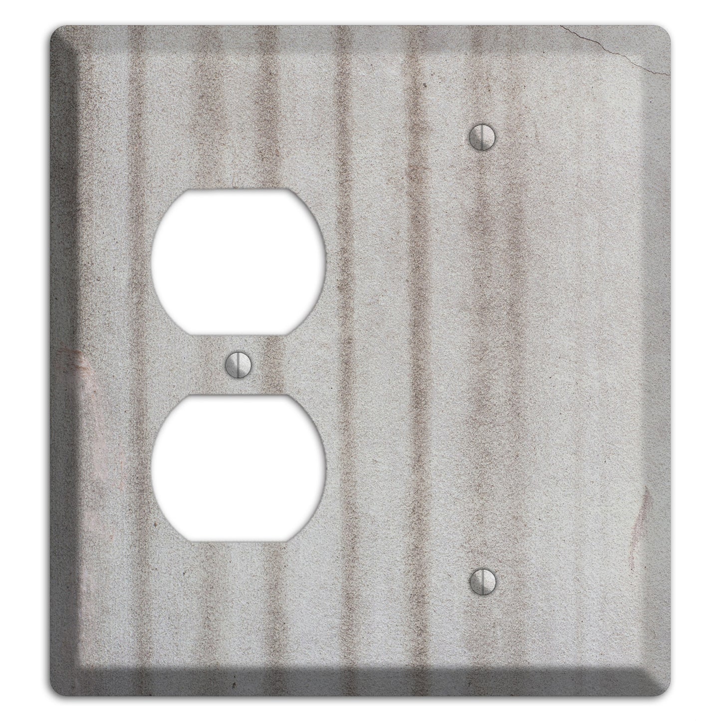 Old Concrete 2 Duplex / Blank Wallplate