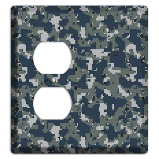 Navy 2007 Camo Duplex / Blank Wallplate