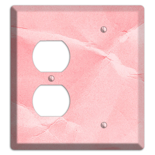 Pink Soft Coral Duplex / Blank Wallplate