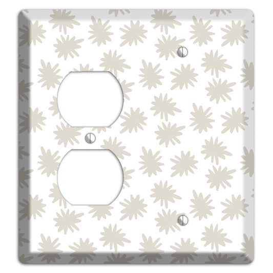 Simple Scandanavian Style CC Duplex / Blank Wallplate