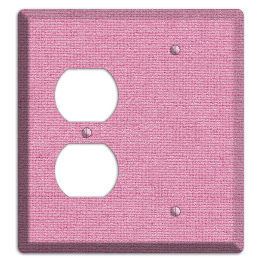 Gamboge Pink Texture Duplex / Blank Wallplate