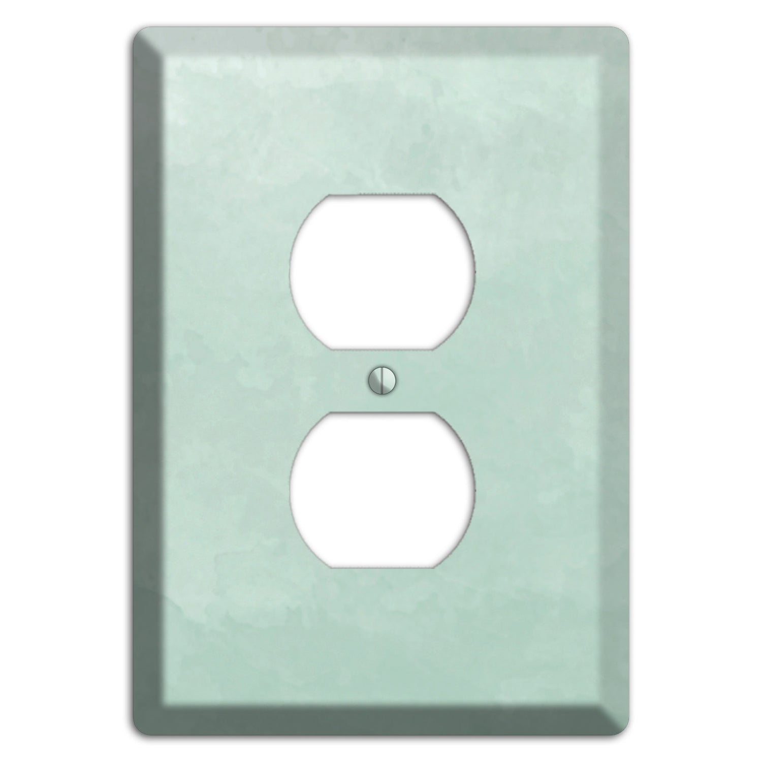 Sea Foam Green Ombre Duplex Outlet Wallplate