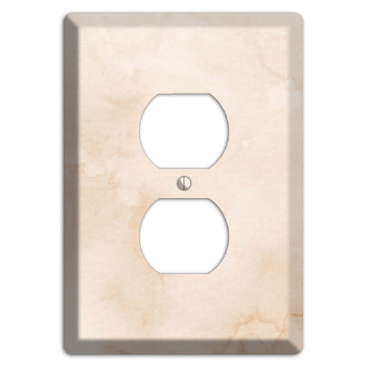 Janna Neutral Texture Duplex Outlet Wallplate