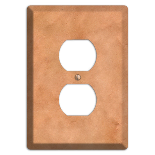 Aged Paper 11 Duplex Outlet Wallplate