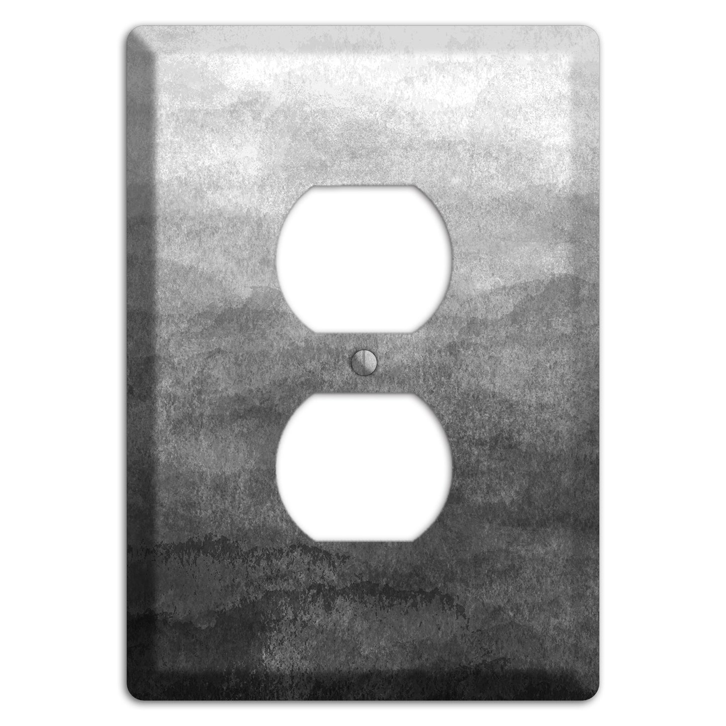 Black Ombre Duplex Outlet Wallplate