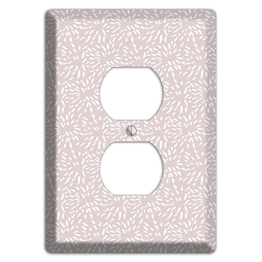 Abstract 8 Duplex Outlet Wallplate