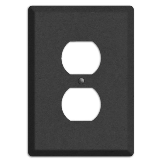 Charcoal Kraft Duplex Outlet Wallplate