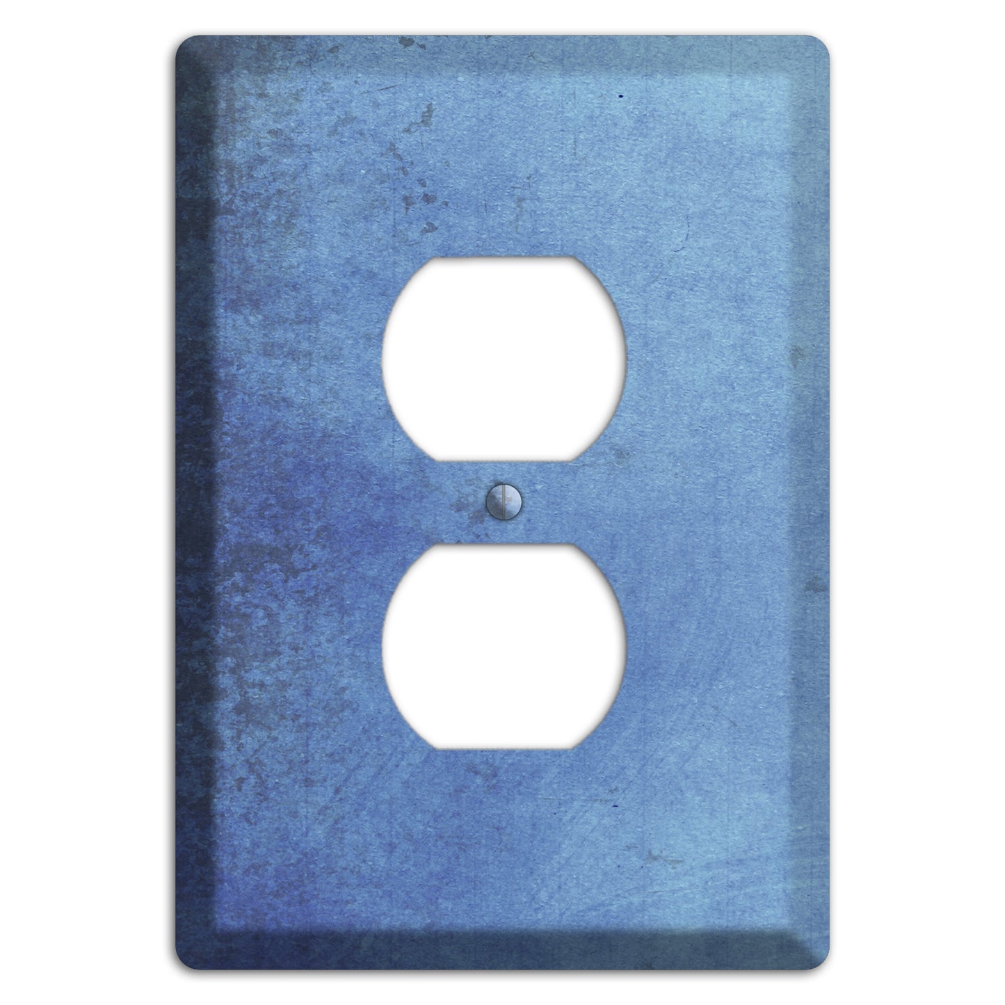 Polo Blue Vintage Grunge Duplex Outlet Wallplate