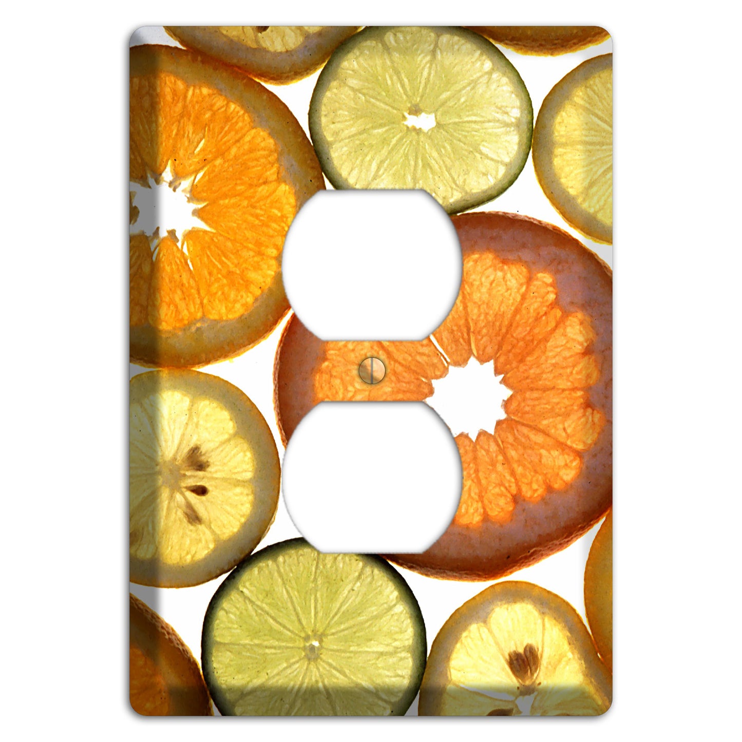 Fruit Duplex Outlet Wallplate