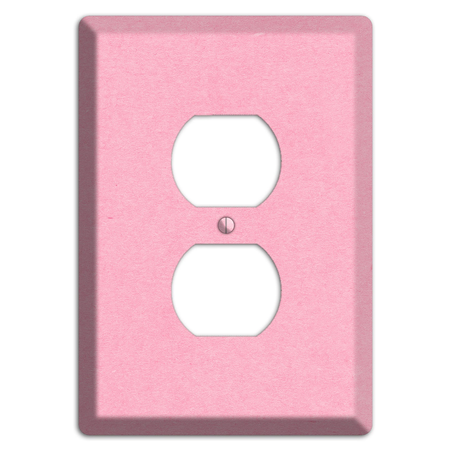 Lavender Pink Kraft Duplex Outlet Wallplate