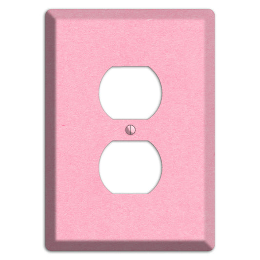 Lavender Pink Kraft Duplex Outlet Wallplate