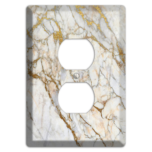 Marigold Marble Duplex Outlet Wallplate