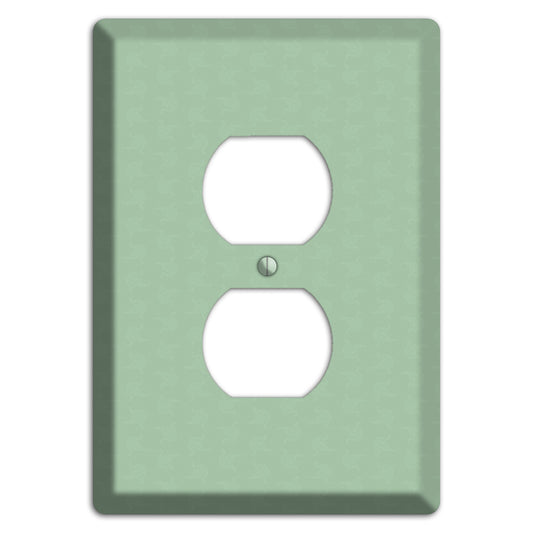 Sage Tiny Cartouche Duplex Outlet Wallplate