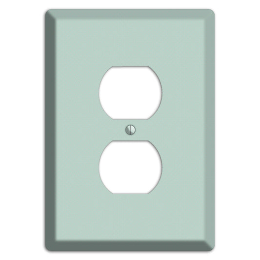 Sage with Tiny Dots Duplex Outlet Wallplate