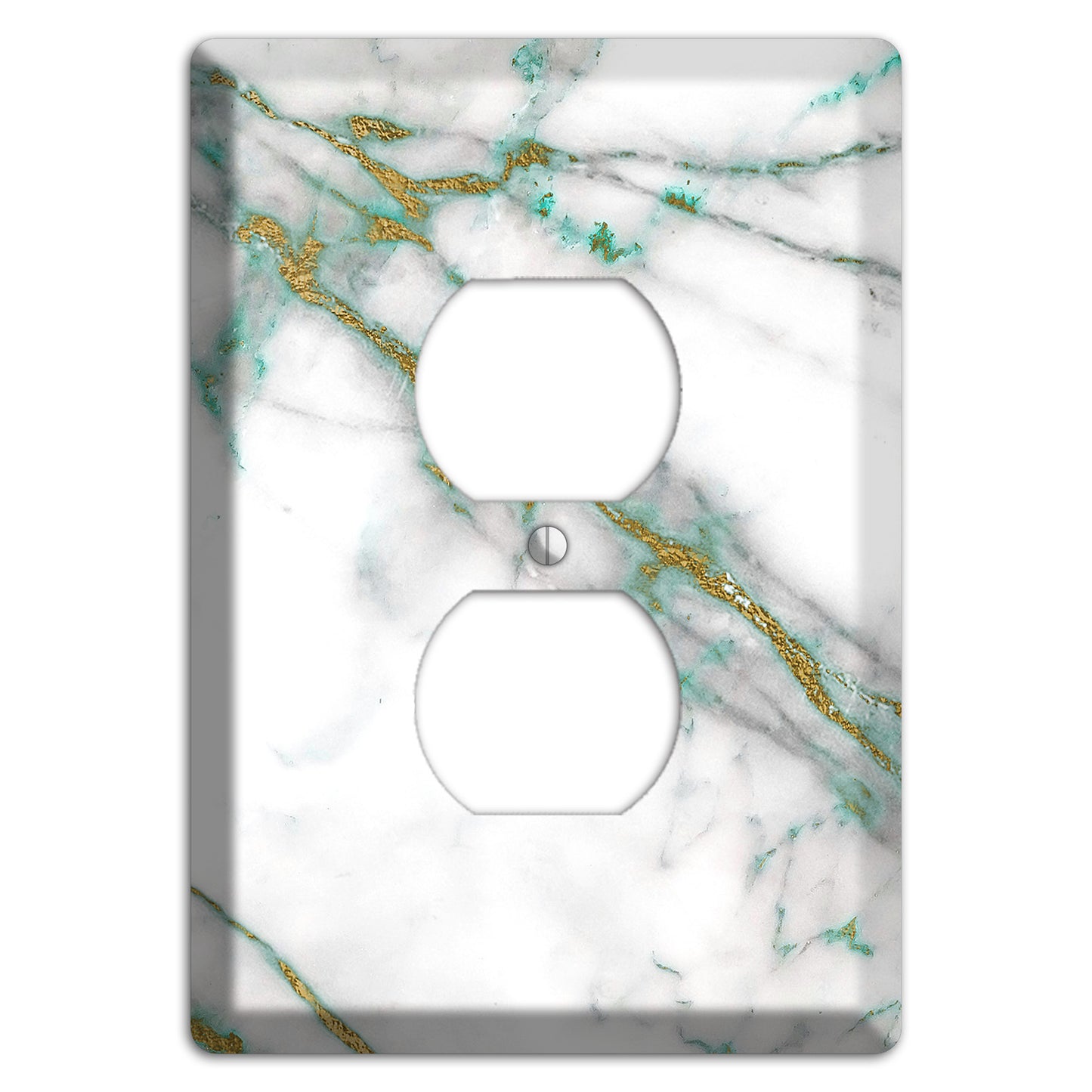 Mantle Marble Duplex Outlet Wallplate