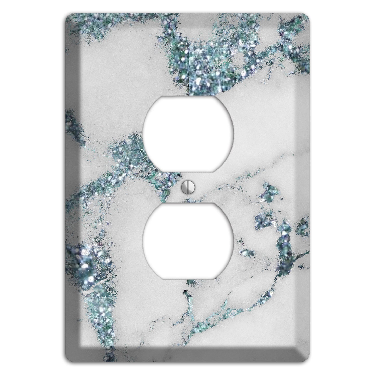 Gumbo Marble Duplex Outlet Wallplate